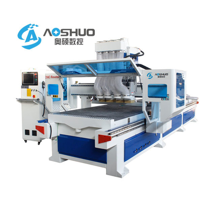 China High Precision CNC Wood Cutting Machine 1325 Cnc Router Machine With Double Tables supplier