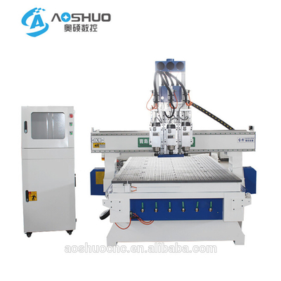China 3 Head Spindle Cnc Wood Engraving Machine Industrial Routers Woodworking supplier