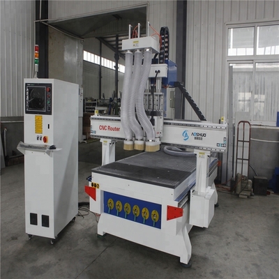 China Woodworking Industrial Cnc Wood Cutting Router Machine With Drill Head Taiwan CSK 30 Rail supplier