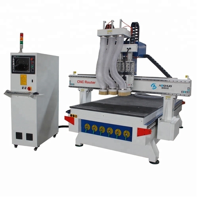 China CNC 3d Wood Router Machines Programmable Wood Cutting Machine 0-18000rpm / Min supplier
