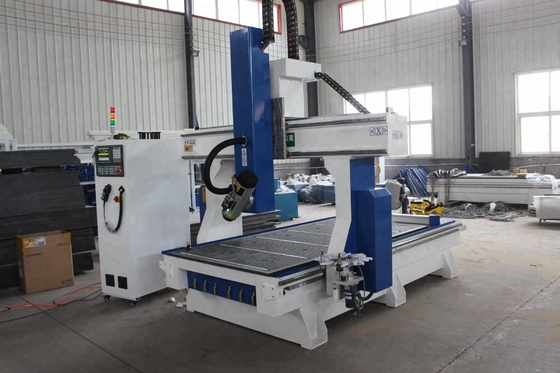 China 18KW CNC Metal Cutting Machines 1325 4 Axis Cnc Router Engraver Aluminum supplier