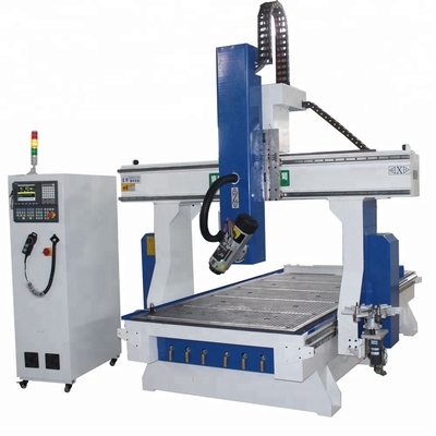 China Vacuum Table CNC Metal Cutting Machines 1325 , 4 Axis Cnc Router Milling Aluminum supplier