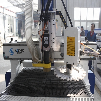 China ATC Automatic Tool Changer Woodworking CNC Router Machine 1325 1300x2500mm supplier