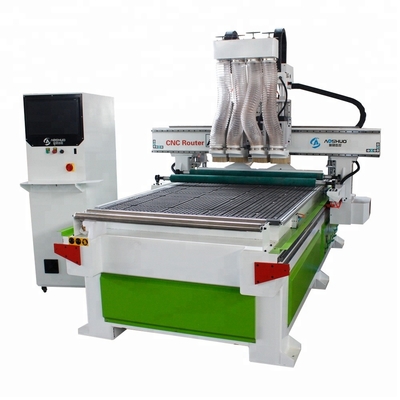 China Aoshuo 1325 CNC 3D Router Machine / Automated Wood Carving Machine 18KW supplier
