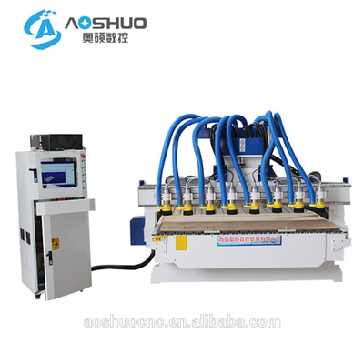 China Cnc Router Rotary Axis CNC Wood Carving Machine 2.2KW 6 Heads Indian God Statue supplier