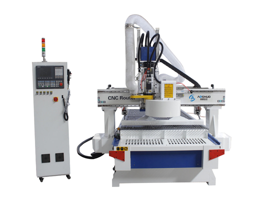 China Disc Type Tool Changer CNC Wood Cutting Machine / Cnc Router Machine For Wood supplier