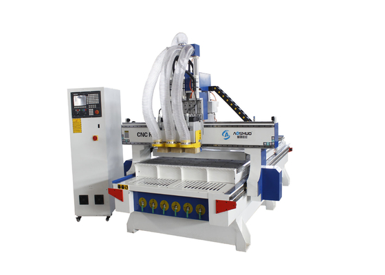 China Automatic Wood Boring 1325 Cnc Drilling Machine For Plate Type Furniture 3-6KW supplier