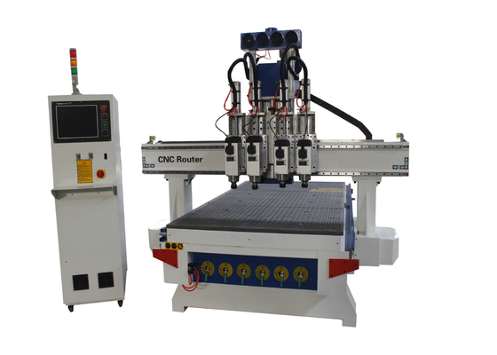 China 16 Tool Changer Automated CNC Wood Cutting Machine For Furniture Door supplier