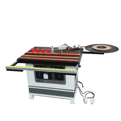 China 1kw Power Liner Edge Banding Machine 10 - 60mm Panel Thickness 1 Year Warranty supplier