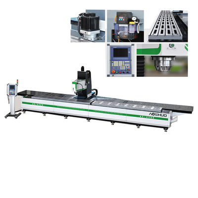 China Automatic Sheet Metal Cutting Machine CNC Router For Aluminum Working CNC Center Machine With Taiwan TBI Ball Screw supplier