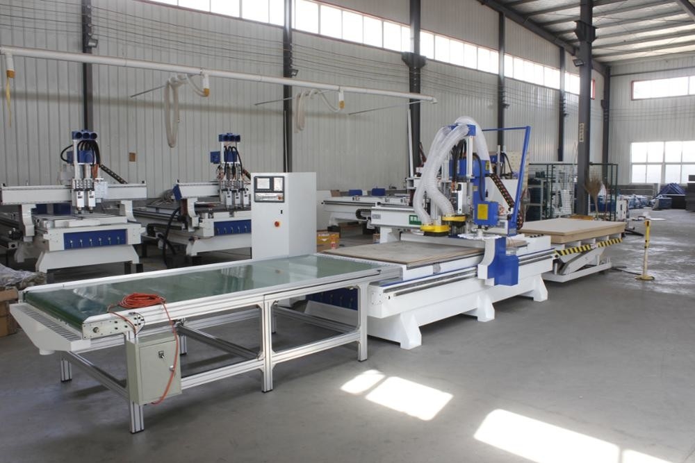 Automatic 1325 Cnc Router Machine Loading And Uploading Router For