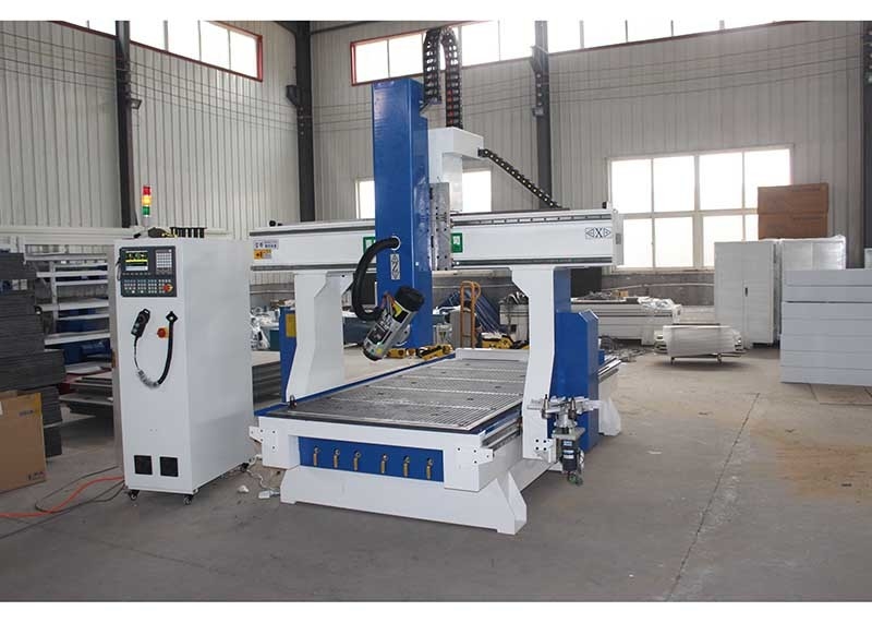 6kw Air Cooled Spindle CNC Wood Cutting Machine 380V / 220V 50HZ For Woodworking