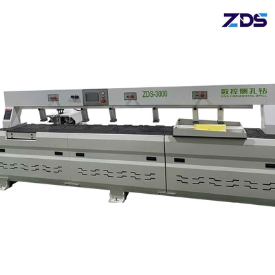 Double Spindle White CNC Horizontal Drilling Machine For Side Hole