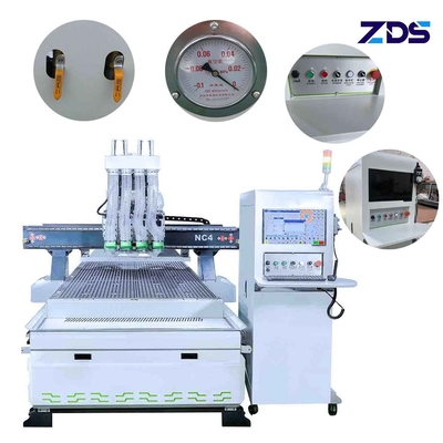 25m/Min Four Process Woodworking CNC Machine Anti Jamming Router Carving Machine