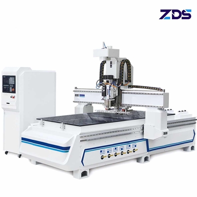24kw Linearly Arranged Tool CNC Plywood Cutting Machine For Woodworking