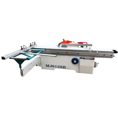 220V Horizontal Sliding Table Saw With Scoring Blade For Woodworking