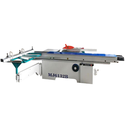 Industrial Sliding Table Saw For Cutting Plywood With Scoring Blade 45 - 90 Degree