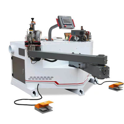 Melamine Plywood Curve Woodworking Edge Bander 6KW Rocker Arm Manual 400W