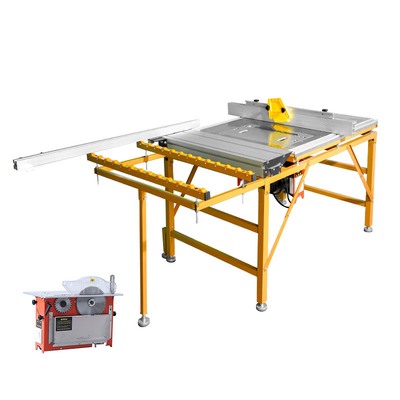 Double Blade Circular Slide Table Saw Woodworking Machinery Wood Panel 220V 2600w