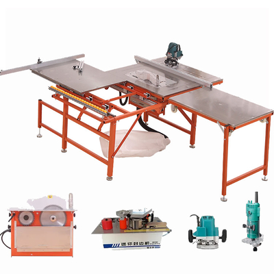 Woodworking Sliding Table Saw Wood Panel Machines With Brushless Motor 5.5kw